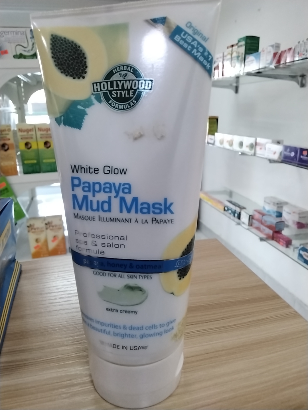  White glow Papaya mud mask