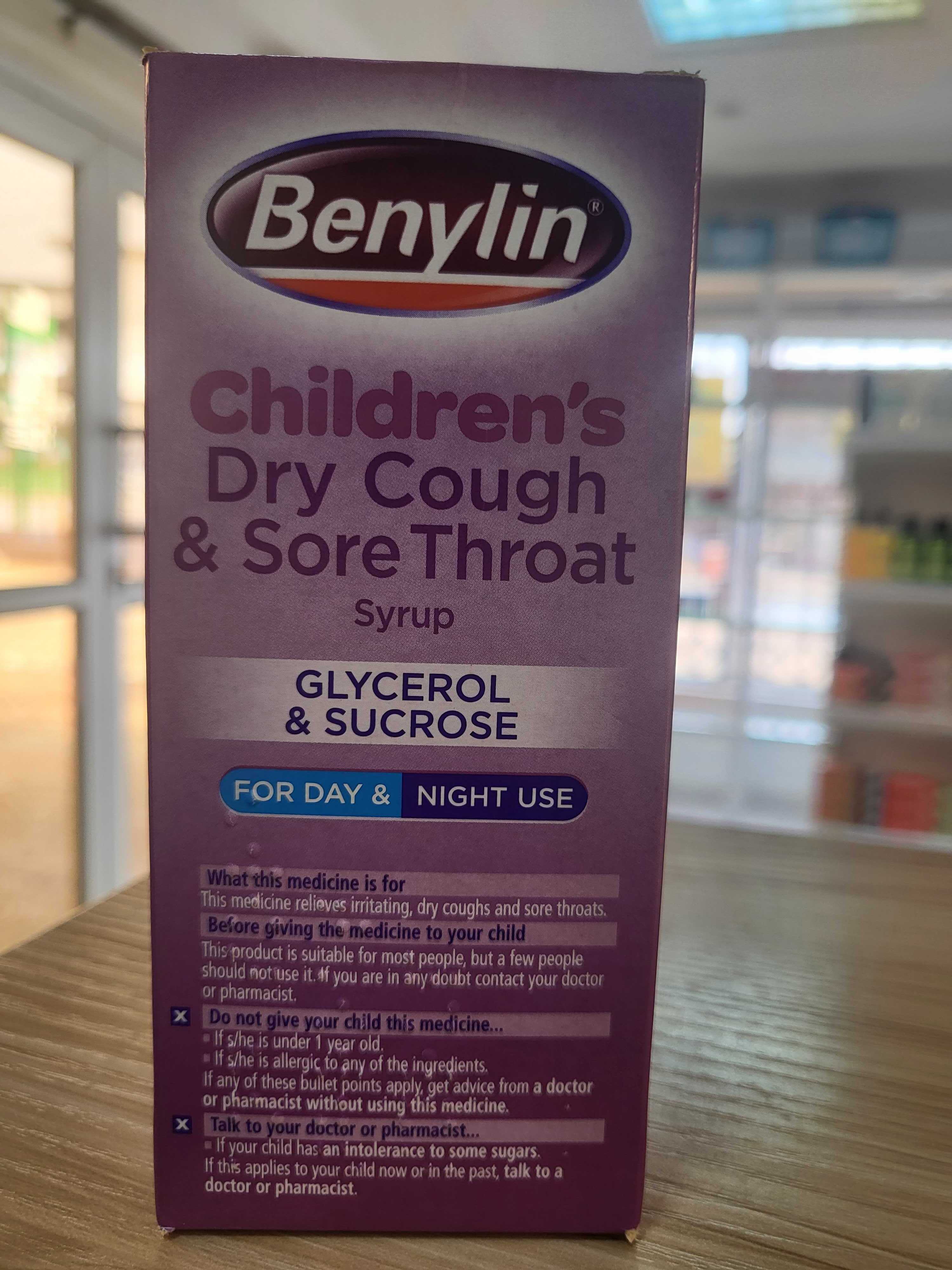 Benylin Children's Dry Cough & Sore Throat