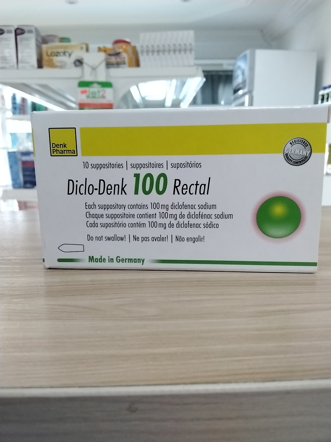 Diclo-denk 100 rectal