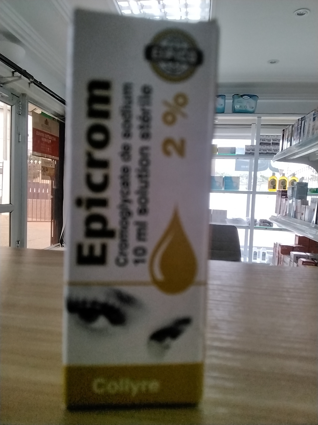 Epicrom eye drop