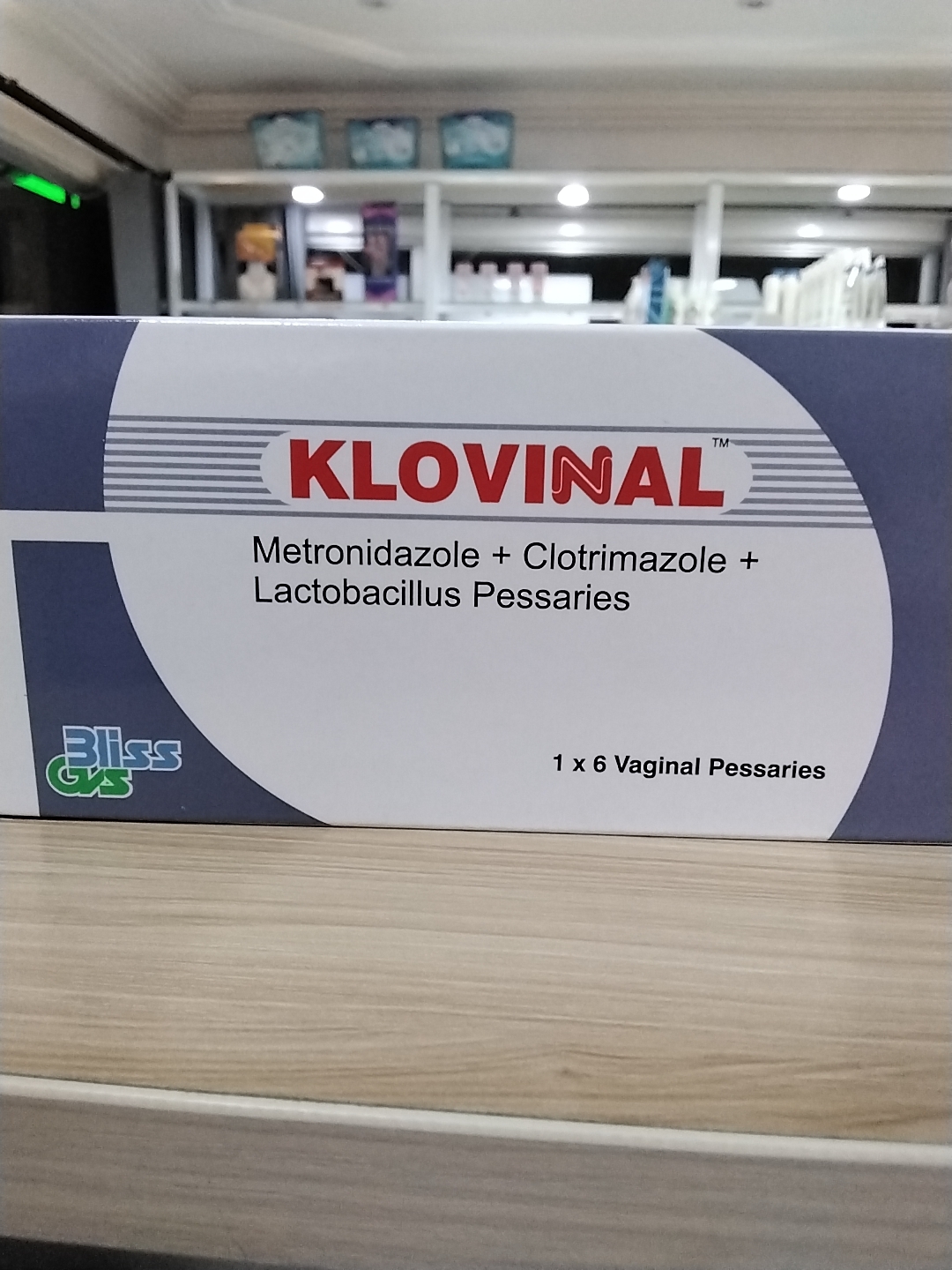 Klovinal pessary 