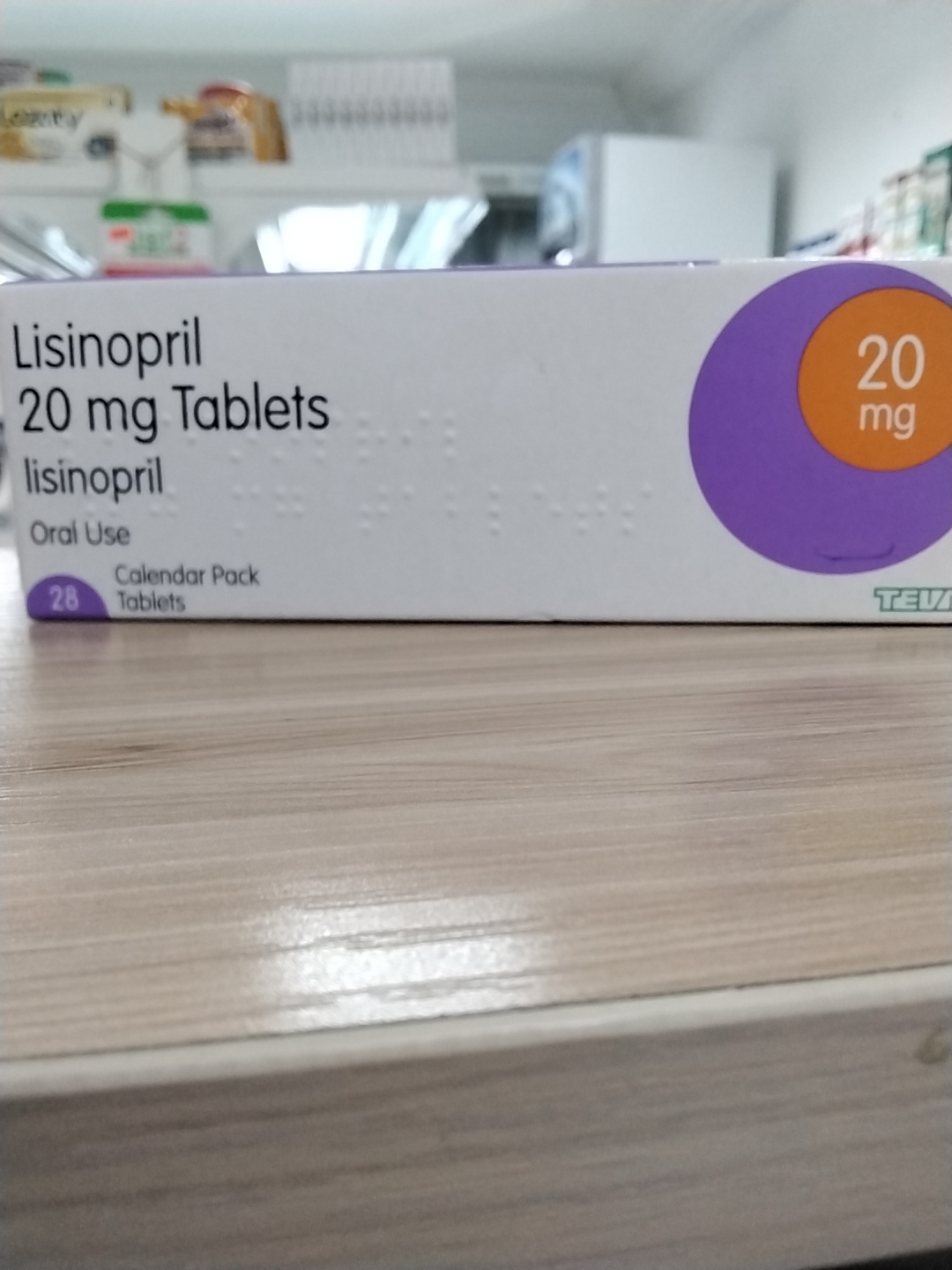 Lisinopril 20mg