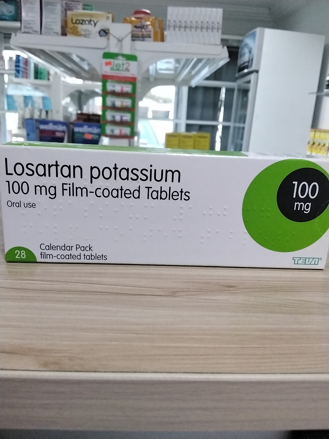 Losartan potassium 100mg