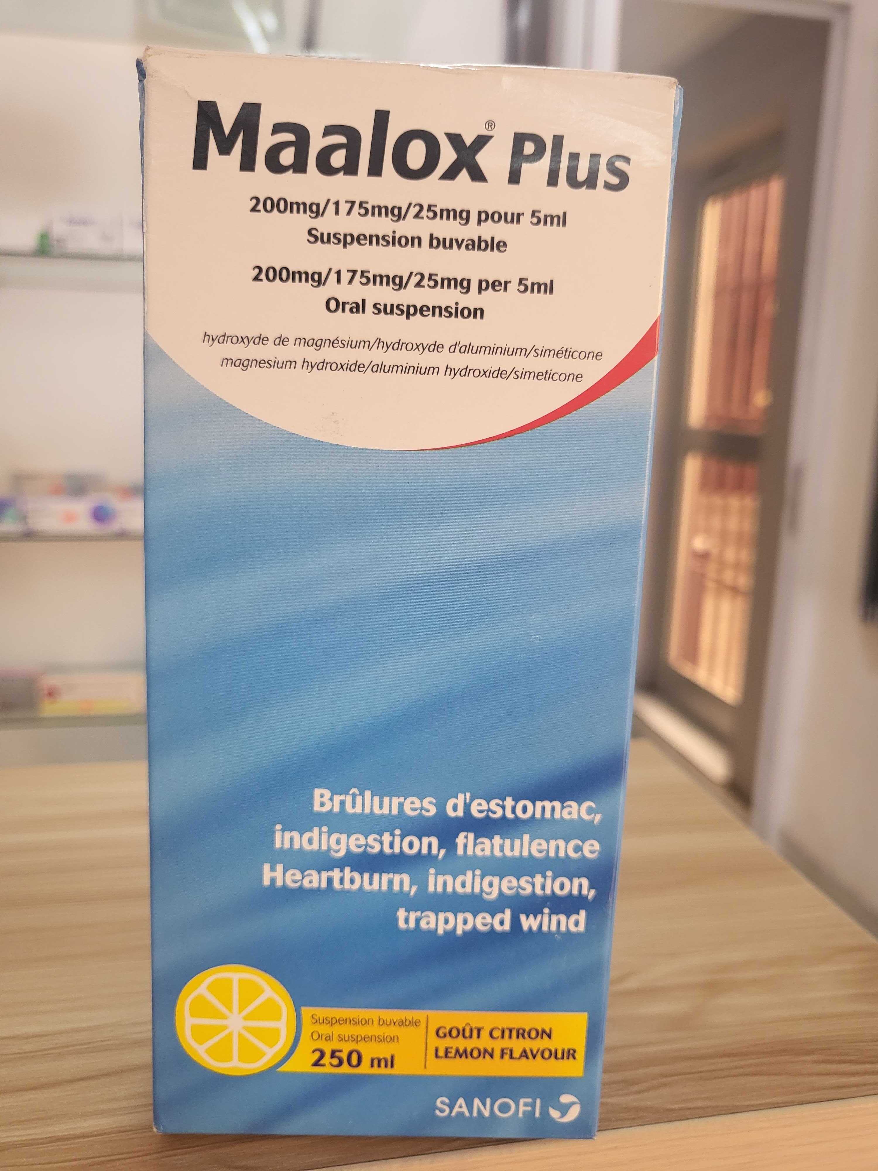 MAALOX PLUS SUSPENSION