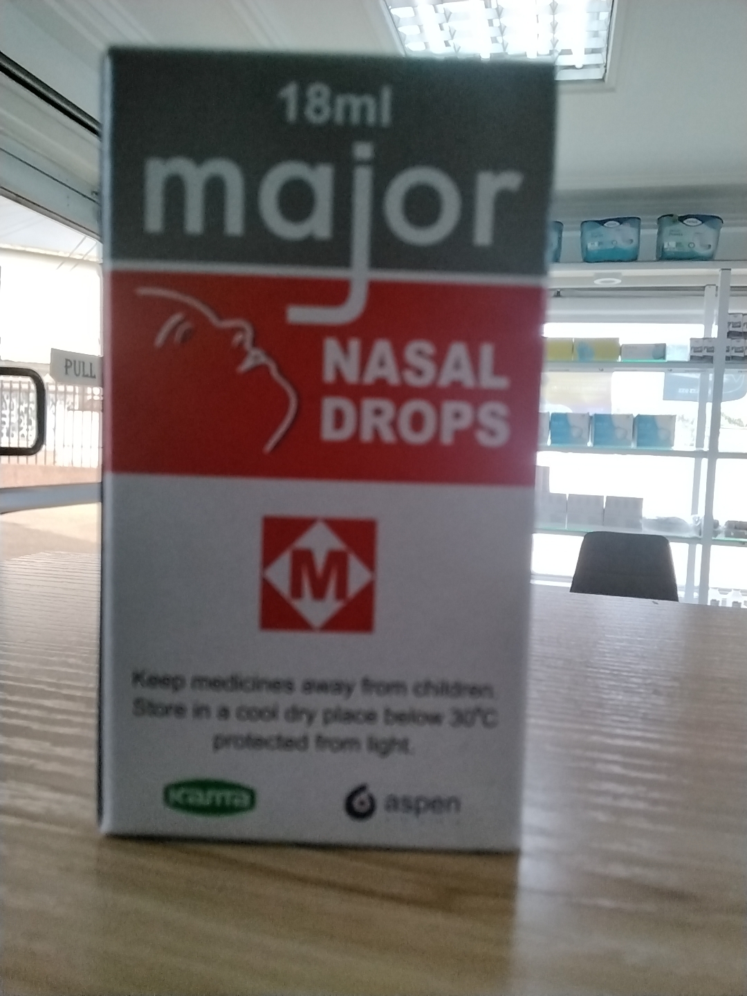 Major deals nasal drop