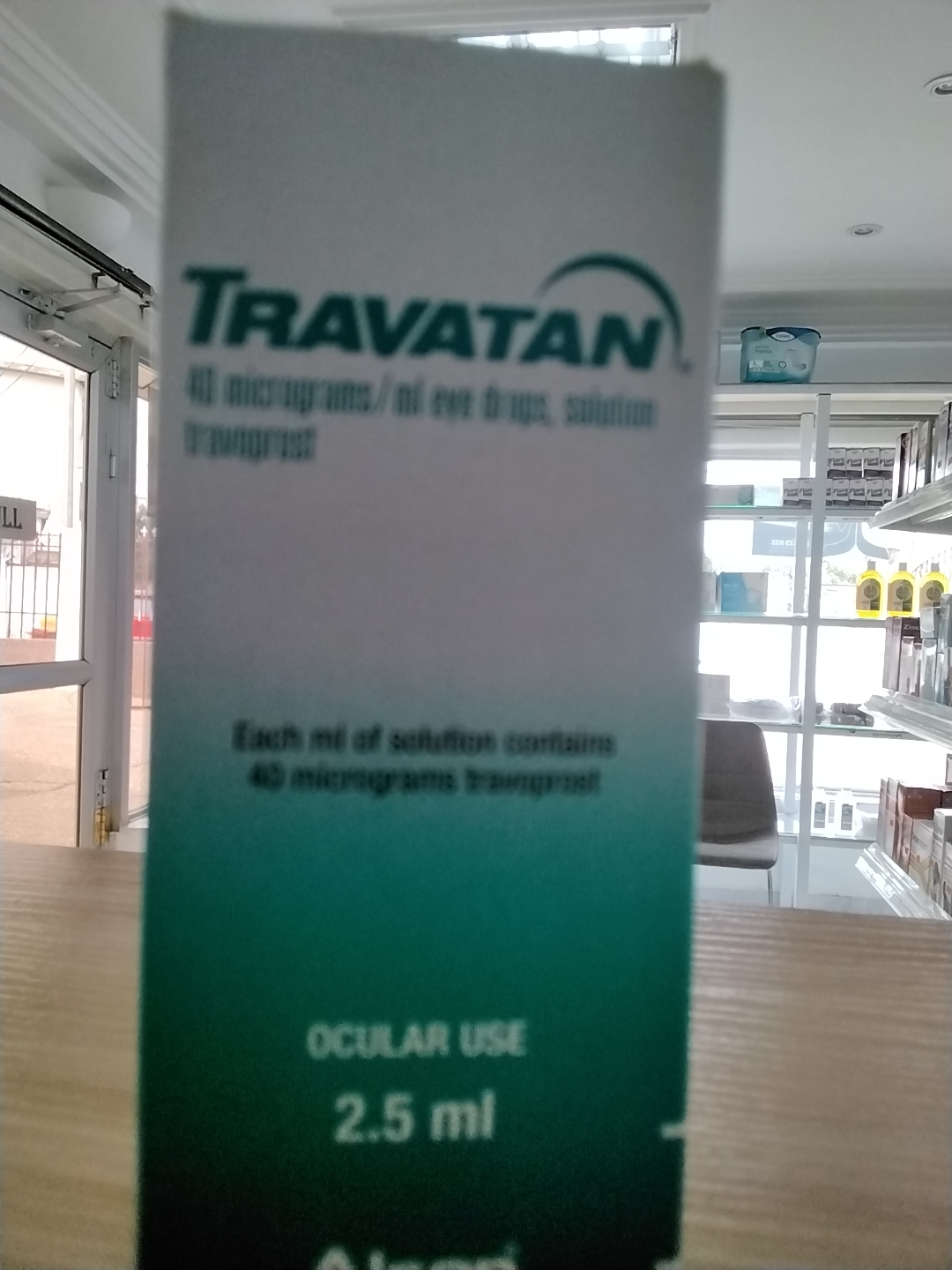 Travatan eye drop